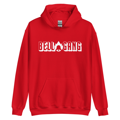 Red & White "Bell Gang" Hoodie